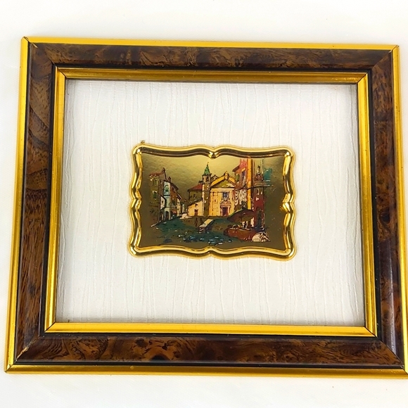 - Serie Oro framed gold leaf painting - Picture 1 of 7